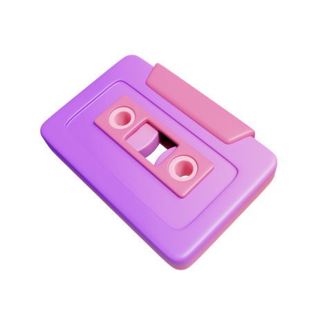 Vieja cinta de casete  3D Icon