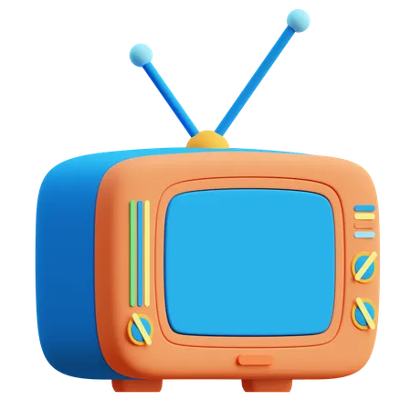 Televisión vieja  3D Icon