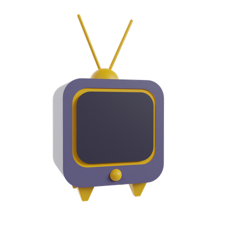 Televisión vieja  3D Icon