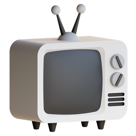 Televisión vieja  3D Icon