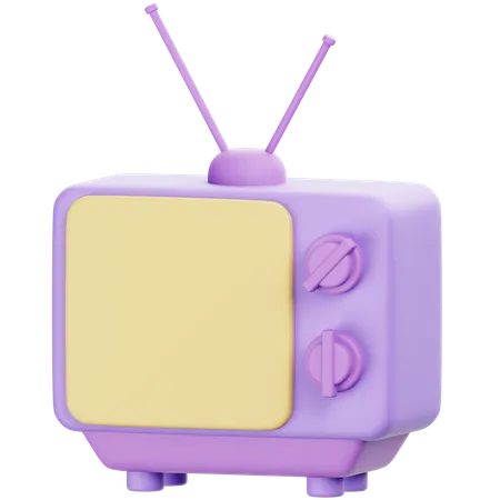 Televisión vieja  3D Icon