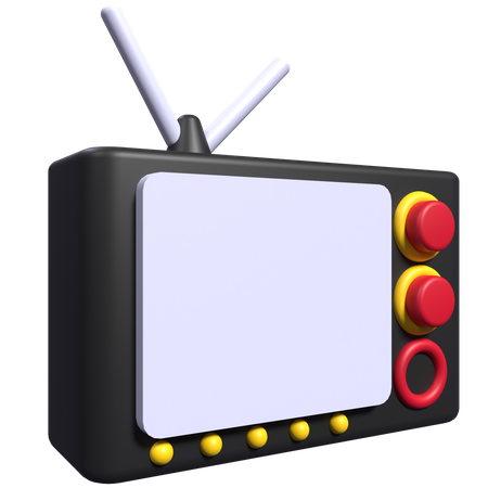 Televisión vieja  3D Icon