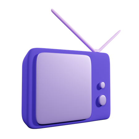 Televisión vieja  3D Icon