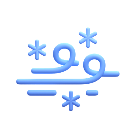 Nieve ventosa  3D Icon