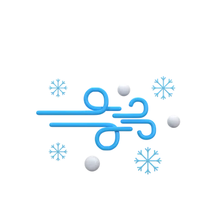 Nieve ventosa  3D Icon