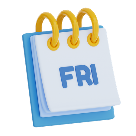 Viernes  3D Icon