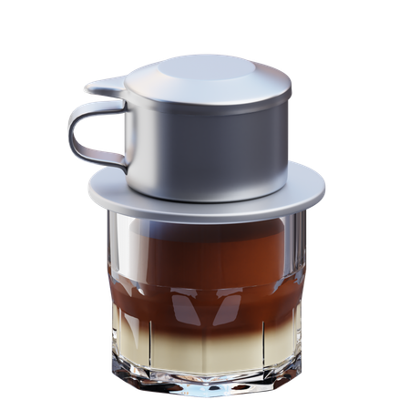 Vietnam Drip Coffee  3D Icon