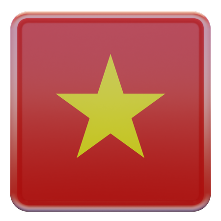 Vietnam Flag  3D Flag