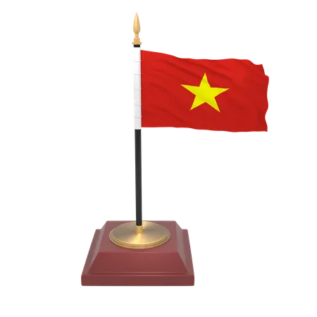 Vietnam flag  3D Icon