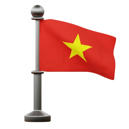 Vietnam Flag  3D Icon
