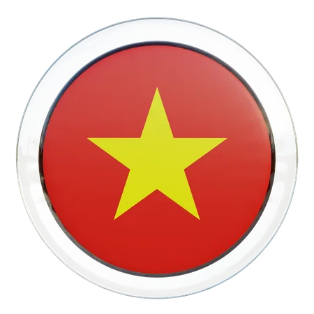 Vietnam-Flagge  3D Flag