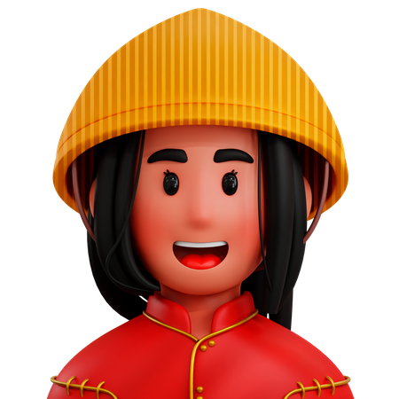 Vietnamese  3D Icon