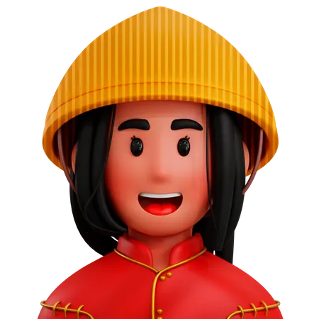 Vietnamese  3D Icon