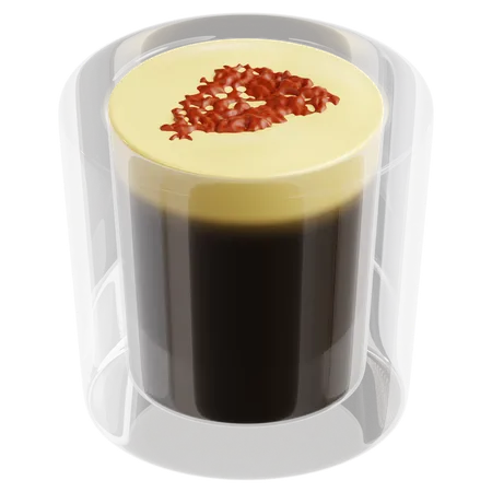 Vietnamese Egg Coffee  3D Icon