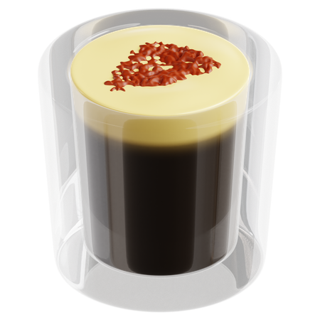 Vietnamesischer Eierkaffee  3D Icon