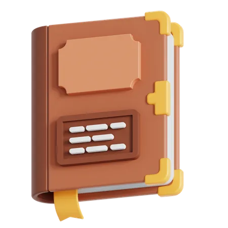 Vieux livre  3D Icon