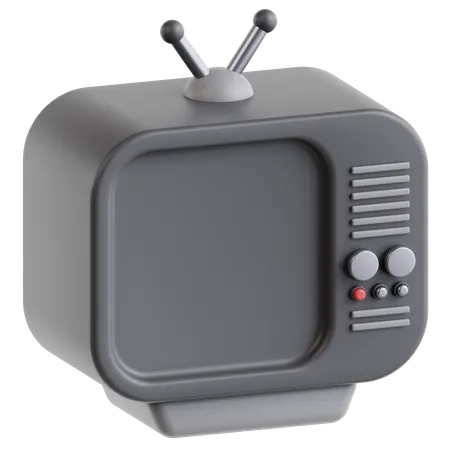 Vieille télé  3D Icon