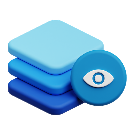 View layer  3D Icon