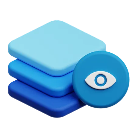 View layer  3D Icon