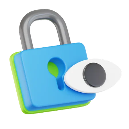 View Password  3D Icon