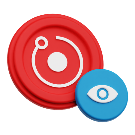 View Render Token  3D Icon