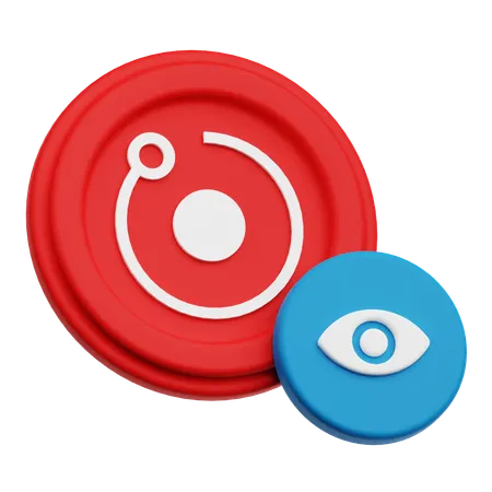 View Render Token  3D Icon