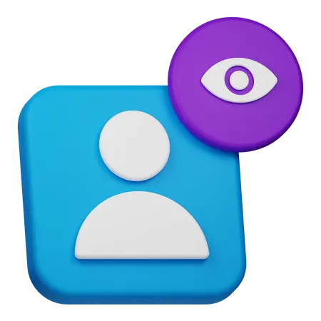 View User  3D Icon