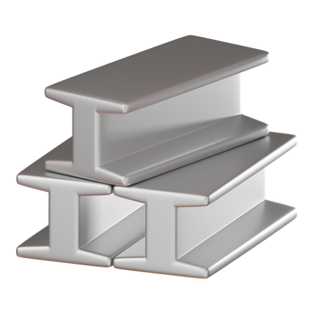 Viga de acero  3D Icon