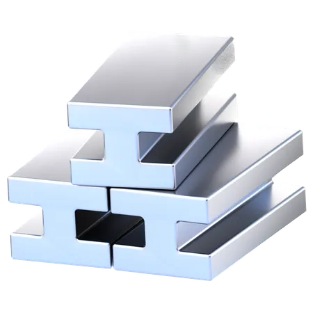 Viga de acero  3D Icon