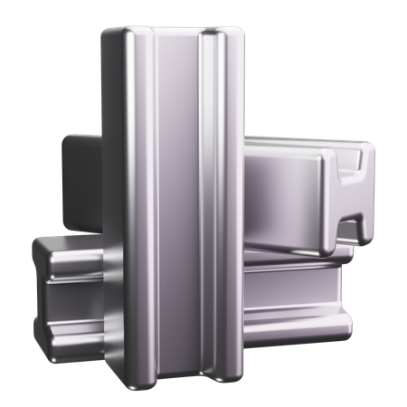 Viga de acero  3D Icon