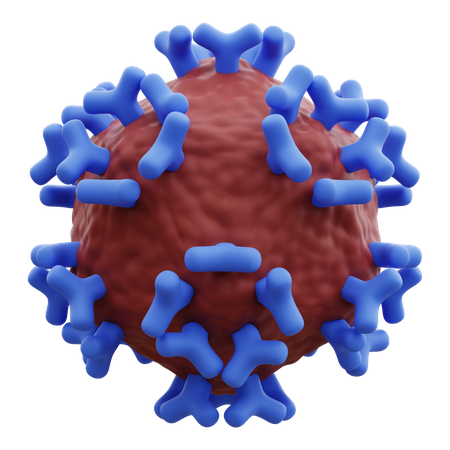 Virus VIH  3D Icon