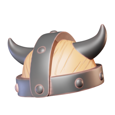 Viking Helmet  3D Icon