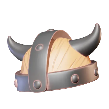 Viking Helmet  3D Icon