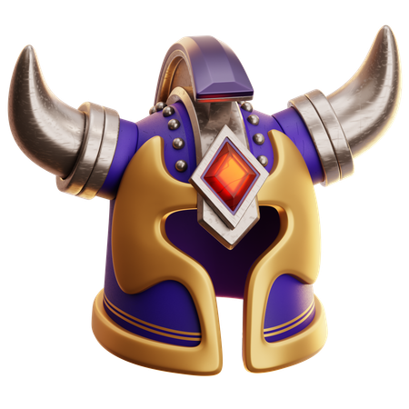 Viking Helmet  3D Icon