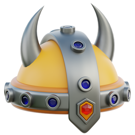 Viking Helmet  3D Icon