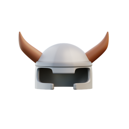 Viking Helmet  3D Illustration