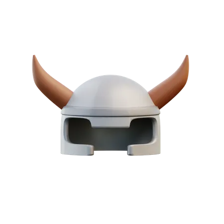 Viking Helmet  3D Illustration