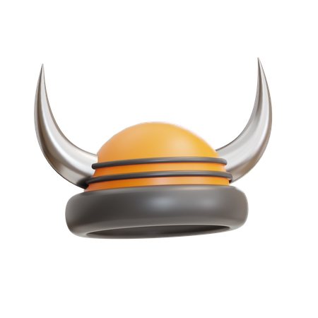 Viking Helmet 3D Icon