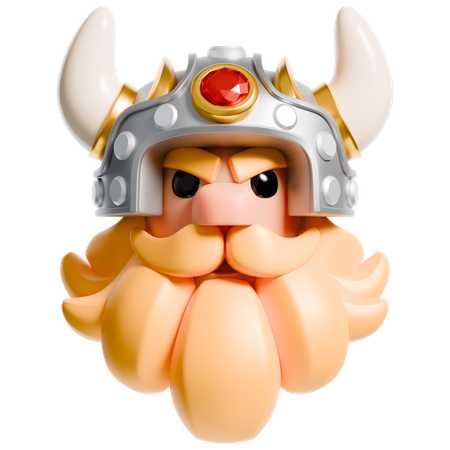 Viking King  3D Icon