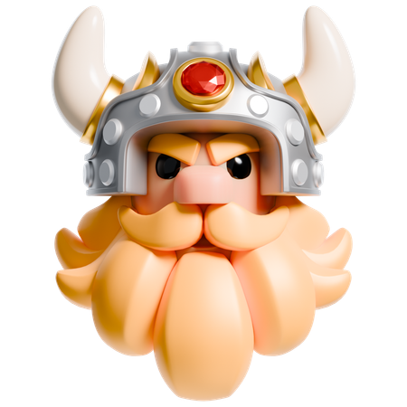 Viking King  3D Icon