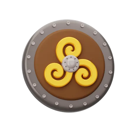 Viking Shield  3D Icon