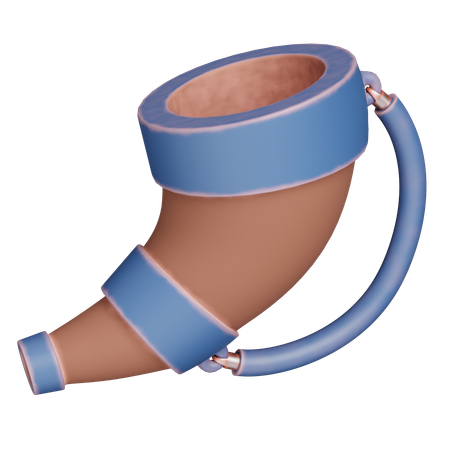 Viking War Horn  3D Icon