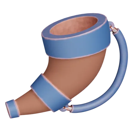 Viking War Horn  3D Icon