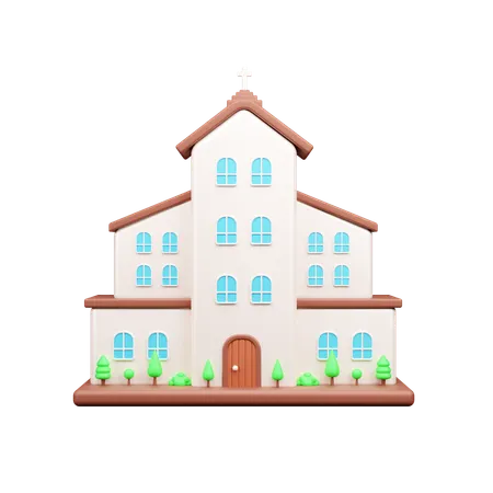 Villa  3D Icon