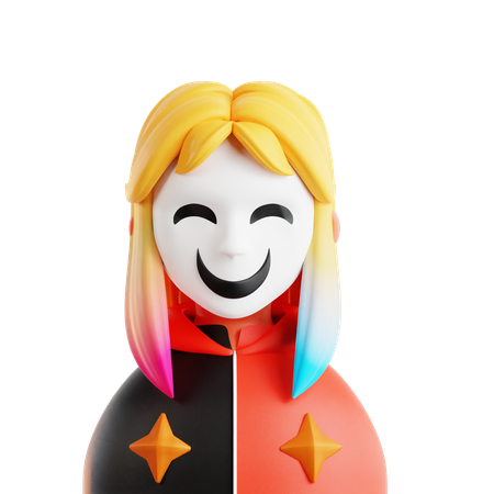 Villano cómico  3D Icon