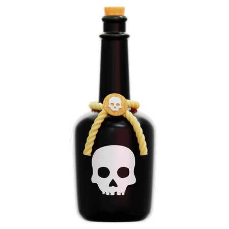 Vin de pirate  3D Icon