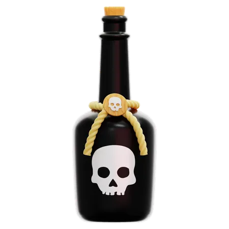 Vin de pirate  3D Icon