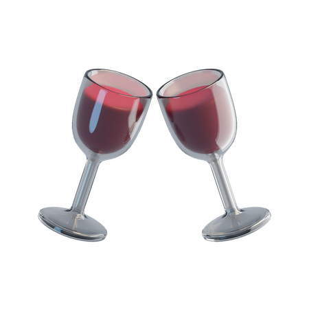 Vinho  3D Icon