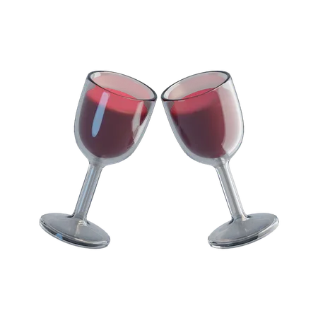 Vinho  3D Icon