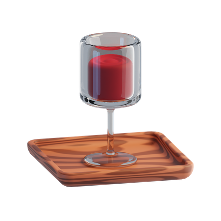 Vinho  3D Icon